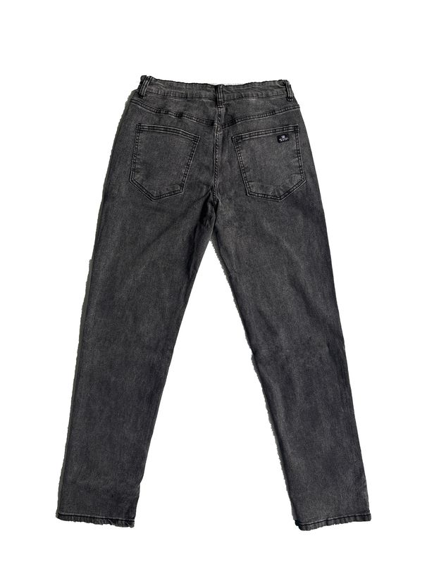Men's Stretch Slim Fit Straight Leg Jeans High Street Style Elegant Basic Business Trendy Trousers_mkmklike.com