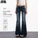 American Vintage Flare Jeans For Women – Low-Rise Stretchy Bootcut Denim Pants (XS-4XL, Retro Blue, 2025 Fall Trendy)_mkmklike.com