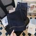 Women's Wide Leg Jeans Denim Blue Slim Fit Cropped Casual Straight Leg Pants off White Spring Autumn New Arrival_mkmklike.com