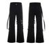 American Retro Hot Girl Black Wide Leg Flared Jeans Loose Straight Leg Flared Pants New Spring Summer Style Men's Clothing Denim_mkmklike.com