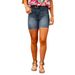 summer new American retro slim fit denim shorts for women in stock_mkmklike.com