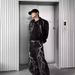 Men's Textured Lightning Embroidered Straight Leg Jeans High Street Slimming Trousers Trendy Brand Loose Wide Leg Floor Length_mkmklike.com