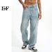 EF JEANS | 2023 New American Simple Basic Versatile Retro Wide Leg Drop Straight Loose Jeans_mkmklike.com