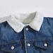 Northfold Men's Winter Large Size Foreign Trade Lamb Wool Denim Blue Slim Fit Long Sleeve Jacket Fleece Lined Top_mkmklike.com
