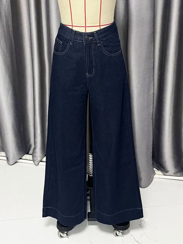 K New Wide Leg Pants With High Waist And Long Style, Wide Leg Jeans, Pants For Women_mkmklike.com