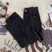 Vintage Washed High Street Denim Jeans For Men | Relaxed Straight-Leg Trousers With Distressed Details | Classic Blue & Black Cotton Blend Pants_mkmklike.com