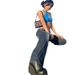 Mid-Rise Slim Fit Stretch Denim Pants – Vintage Washed Distressed Jeans With Ripped Details, Comfortable Skinny Trousers For Women_mkmklike.com