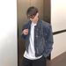 Loom Foreign Trade European And American Niche Metal Shoulder Pad Denim Jacket Loose Fit Spring Washed Vintage Short Coat For_mkmklike.com