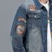 Loom Retro Label Denim For Men Korean Version Slim Fit Trendy Brand European And American Street Style Handsome Trend_mkmklike.com