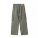 Unisex Vintage Cargo Pants - Relaxed Straight-Leg Workwear Trousers With Multi-Pockets For Streetwear & Utility Styling_mkmklike.com