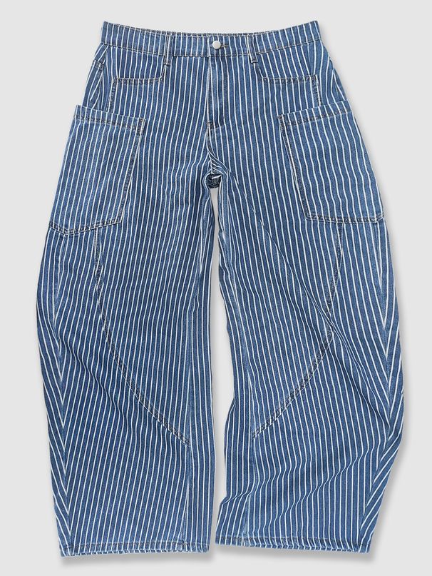 Vintage Light Blue Striped Wide-Leg Jeans – 90s Retro High Street Baggy Pants (S-XXL)_mkmklike.com