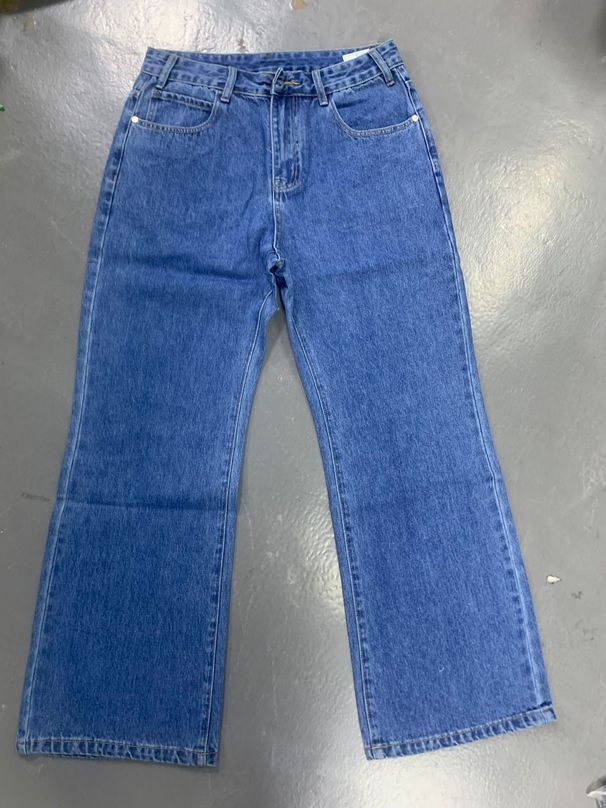 Indigo Washed Denim Jeans – 12oz Relaxed Fit Vintage Five-Pocket Trousers With Stone-Washed Texture (S-XXL, Classic Blue, Straight-Leg, Non-Stretch)_mkmklike.com