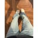 Men's Burst Lightning Bolt Print Jeans, American High Street Vibe Loose Straight Heavy-Duty Slim Flared Trendy Denim Pants Streetwear_mkmklike.com