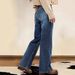 Women's Clothing New Retro High-Waisted Slim Fit Wide Leg Jeans For Women Loose Fit Slimming European American Style Commuter Jeans_mkmklike.com