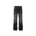 Vintage Distressed Flare Jeans – 90s Grunge Revival Wide-Leg Denim Pants With Raw Hem Details For Men & Women_mkmklike.com