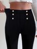 Women's Clothing New Fashion Trousers, High Waist, Slim Fit, Double Breasted_mkmklike.com