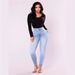 Sexy Jeans Women Denim Skinny Pants High Waist Stretch Lady Jeans Push Up Leggings Slim Pockets Button Pencil Jeans Women Pants_mkmklike.com