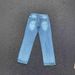 American 501 Vintage Washed Jeans – Ice Blue Snow Fade Straight Leg | High Street Cleanfit Vibe Denim Pants_mkmklike.com