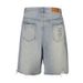 Men's Clothing American High Street Hot Diamond Ripped Raw Edge Denim Shorts Men And Women Summer Loose Couple Street Hip Hop Five Point Pants_mkmklike.com