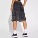 Streetwear Distressed Denim Cargo Shorts For Women – Mid-Length Washed Cotton Blend With Raw Hem & Utility Pockets_mkmklike.com