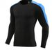 Men's Clothing Tights Long-Sleeved T-Shirt High Elastic Quick-Drying Breathable Sports Running Training Fitness Clothes Round Neck_mkmklike.com