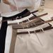 High Waist White Shorts For Women Spring Summer 2025 New Style Suit Wide Leg Pants Loose Versatile Fashion Casual_mkmklike.com