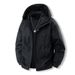 Autumn Winter Hooded Solid Color Waterproof Jacket Women, Lightweight Windproof Coat For Men, Three-Proof Mountaineering_mkmklike.com