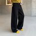 Men's Classic Black Washed Denim Jeans - Relaxed Straight Fit For Casual Wear (S-5xl) - Essential_mkmklike.com