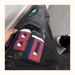 Men's Cool Stylish Splatter Paint Graffiti Black Faux Ripped Jeans Trendy Micro Pattern Design Wide Leg Trousers_mkmklike.com
