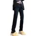 White Slim-fit Jeans Men's Autumn American Style Pants Ruffian Handsome Zipper Split Fork Lift Slightly Straight-leg Pants_mkmklike.com