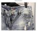 Men's Trendy Denim Shorts Loose Fit Five Point Summer Thin Casual Ripped Korean Style Cargo Pants Brand_mkmklike.com