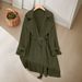 Women's Clothing Fashion Trend Double breasted Slim Long Windbreaker Women_mkmklike.com