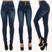 K Female Sexy High Waist Slim Fit Elastic Plus Size Small Leg Jeans_mkmklike.com