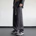Men's Clothing Loose Casual Design Niche Straight Wide Leg Denim Trousers_mkmklike.com
