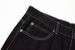 Men's Vintage Washed Black Flared Jeans – High Street Style With White Contrast Stitching, 70s Retro Loose Fit Trousers_mkmklike.com