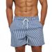 Printed shorts summer quick drying casual men's beach pants loose sports vacation_mkmklike.com