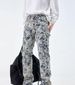 Men's Clothing High Street Old Flower Jeans Men's Fashion Brand Spring And Summer New Style Handsome Loose Straight Trousers Trend_mkmklike.com