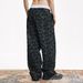 Full Print Dark Floral Casual Straight Long Pants Unisex Street Fashion Design Sense Niche Loose Jeans_mkmklike.com