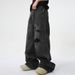 Men's Distressed Straight Leg Jeans | High Street Fashion | Vintage Wash & Ripped Details | Summer Casual Wear_mkmklike.com