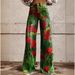 Women's clothing large size women's casual pants thin wide-leg pants trousers_mkmklike.com