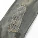 Punk Heavy-Duty Distressed Patched Vintage Jeans Men's Wasteland Beggar Style Ripped Washed Straight-Leg Pants_mkmklike.com