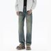 Cleanfit Elastic Autumn And Winter New Jeans Men's Fit Straight Tube Loose Enlarged Large Size Youth Middle Waist Trendy Rice Knowable Clothes_mkmklike.com