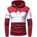 Men's Clothing Spring and Autumn New Men's Clothing Splicing Contrast Color Sweatshirt_mkmklike.com