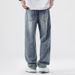 Men's Clothing Men's Summer Loose Large Size Straight Pants Lightweight Casual Pants_mkmklike.com