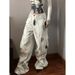 Vintage Y2K Aesthetic Oversized Tie-Dye Cargo Jeans For Men & Women - High Waist Wide Leg Streetwear Pants With Distressed Details (S-3XL)_mkmklike.com
