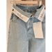 Women's Clothing High Waisted Straight Leg Wide Leg Pants Loose Fit Slimming Hem Design Jeans For Women Fashion Concealing Any Flaws New_mkmklike.com