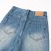 Men's Oversized A-Line Jeans - High Street Drop Cuff Denim Pants, Vintage Washed Loose Fit Trousers For Casual Streetwear_mkmklike.com