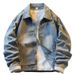 Jisenluo Shoulder Pad Design, Niche Denim Jacket, Men's Spring Autumn Rugged And Stylish Brand Jacket_mkmklike.com