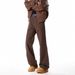 Men's Coffee Brown Straight Leg Jeans – High Street Slim Fit Denim Pants With Stretch (S-3XL)_mkmklike.com