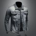 Loom European Style Cross-Border Fashion Simple Retro Slim Fit Men's Jacket Denim Coat H0688 Model_mkmklike.com